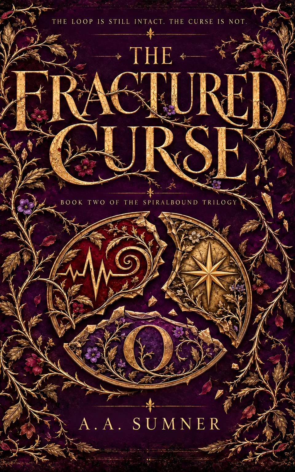 Cover of The Fractured Curse by A.A. Sumner